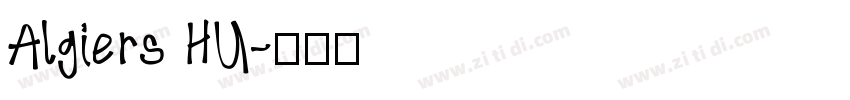 Algiers HU字体转换